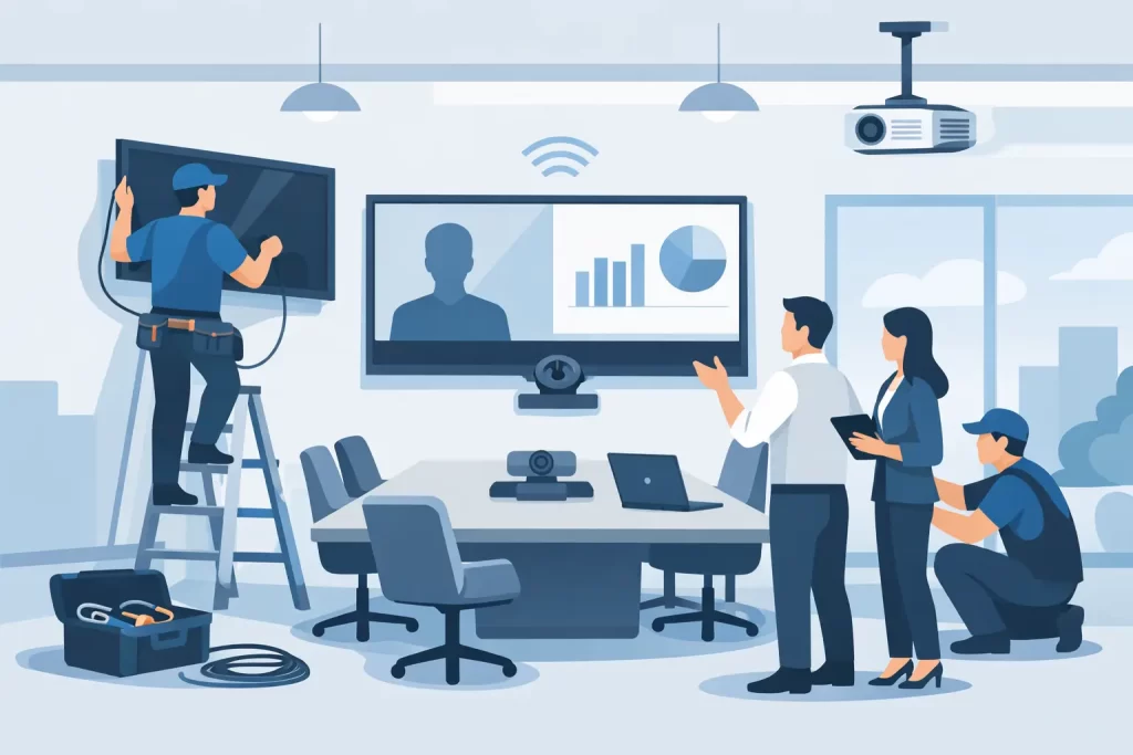 Conference Room AV Installation Done Right
