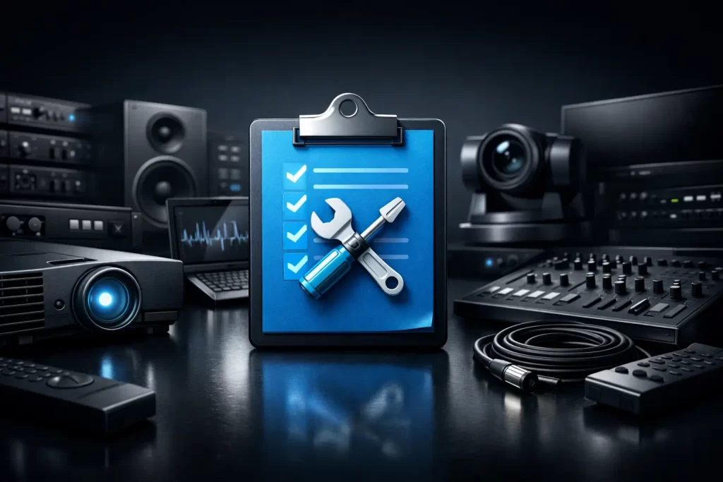 What an AV Maintenance Service Contract Covers